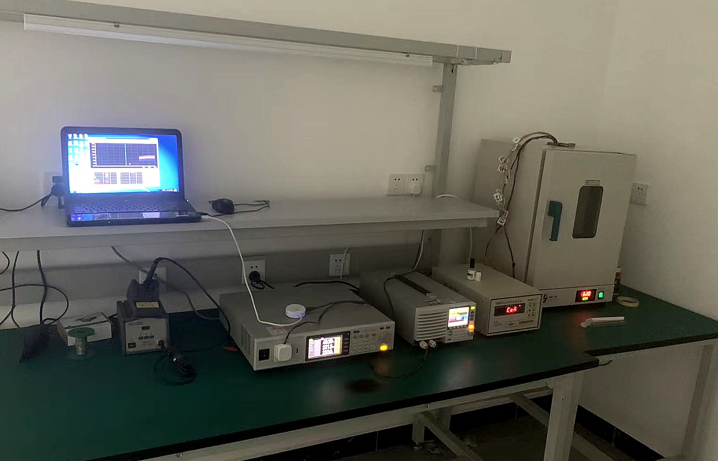 Integrating sphere used for LED optical testing